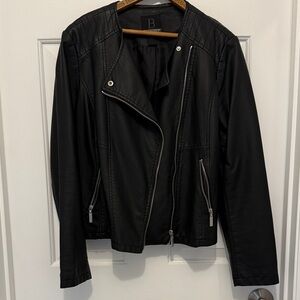 Bernardo Black Vegan Leather Jacket